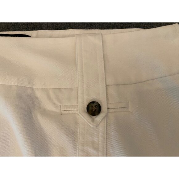 Talbots Skirt Womens 18 White Cotton Midi Pencil Stretch Career Office Workwear‎ - Picture 4 of 10